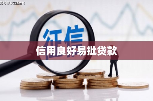 金塔信用良好易批贷款
