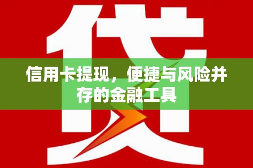 金塔信用卡提现，便捷与风险并存的金融工具