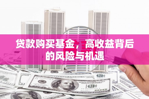 金塔贷款购买基金，高收益背后的风险与机遇