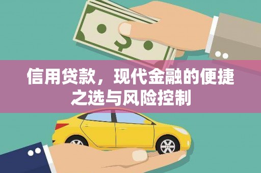 金塔信用贷款，现代金融的便捷之选与风险控制