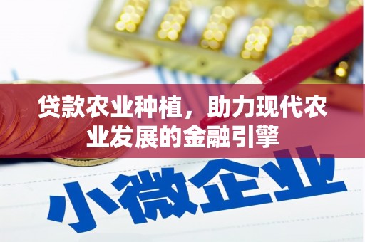 金塔贷款农业种植，助力现代农业发展的金融引擎