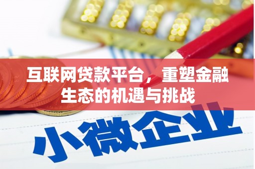 金塔互联网贷款平台，重塑金融生态的机遇与挑战