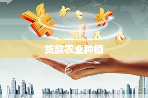 金塔贷款农业种植