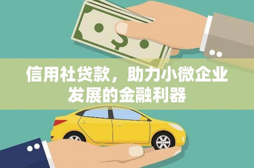金塔信用社贷款，助力小微企业发展的金融利器