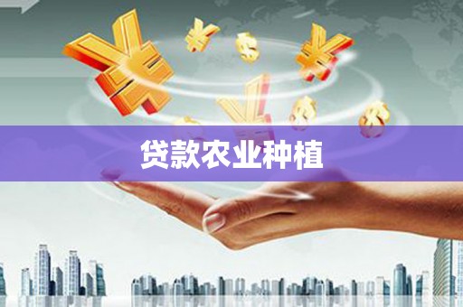 金塔贷款农业种植