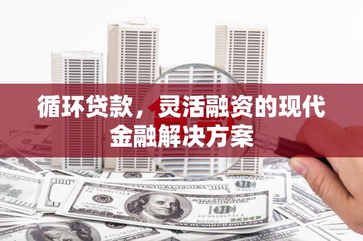 金塔循环贷款，灵活融资的现代金融解决方案
