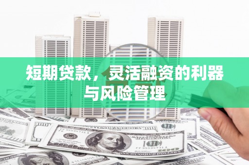 金塔短期贷款，灵活融资的利器与风险管理