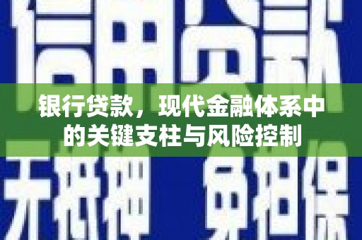 金塔银行贷款，现代金融体系中的关键支柱与风险控制