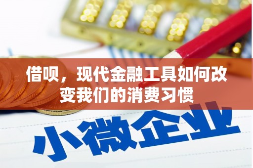 金塔借呗，现代金融工具如何改变我们的消费习惯