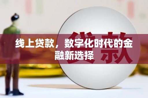 金塔线上贷款，数字化时代的金融新选择