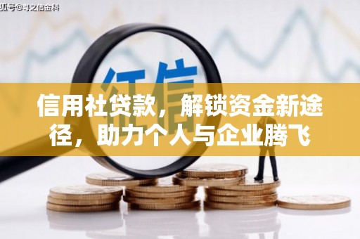 金塔信用社贷款，解锁资金新途径，助力个人与企业腾飞