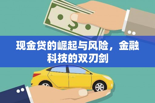 金塔现金贷的崛起与风险，金融科技的双刃剑