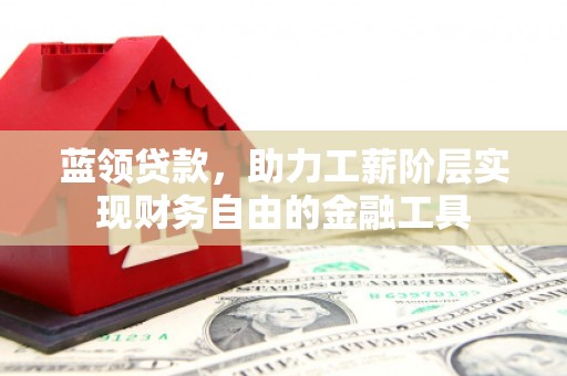 金塔蓝领贷款，助力工薪阶层实现财务自由的金融工具
