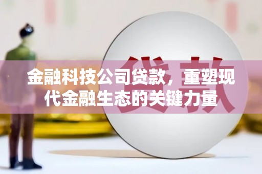金塔金融科技公司贷款，重塑现代金融生态的关键力量