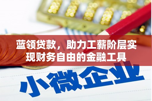 金塔蓝领贷款，助力工薪阶层实现财务自由的金融工具